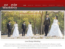 Tablet Screenshot of lovedesignwedding.com